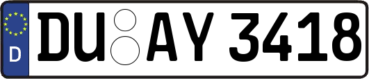 DU-AY3418