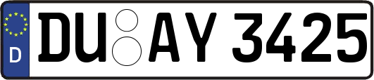 DU-AY3425