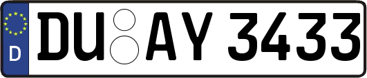 DU-AY3433