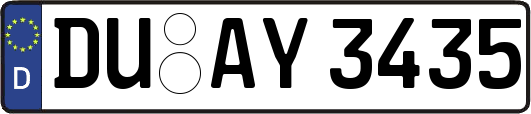 DU-AY3435