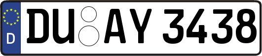 DU-AY3438