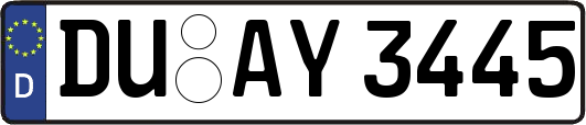 DU-AY3445