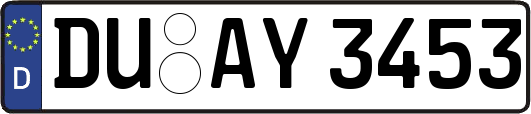DU-AY3453