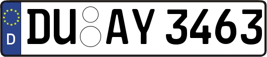 DU-AY3463