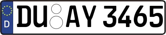DU-AY3465