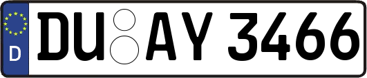 DU-AY3466