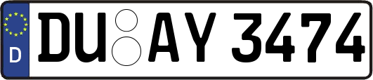 DU-AY3474