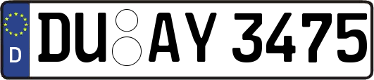 DU-AY3475