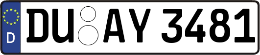 DU-AY3481