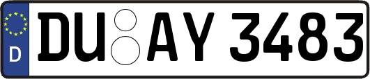 DU-AY3483