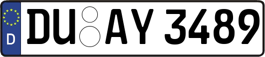 DU-AY3489