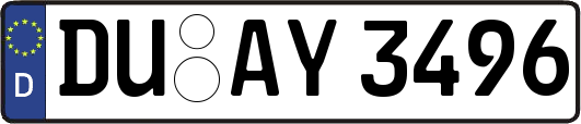 DU-AY3496