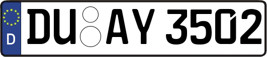 DU-AY3502