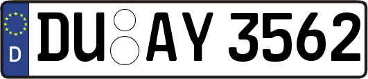 DU-AY3562
