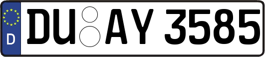 DU-AY3585