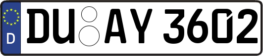 DU-AY3602