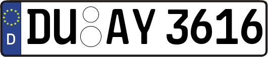 DU-AY3616