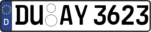 DU-AY3623