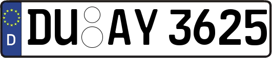 DU-AY3625