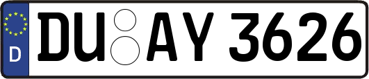 DU-AY3626