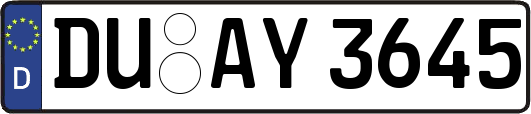 DU-AY3645
