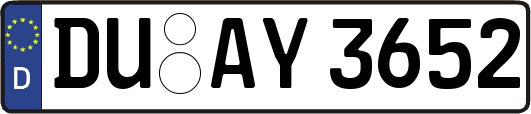 DU-AY3652