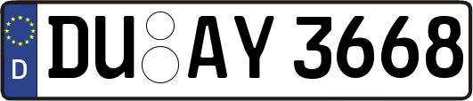DU-AY3668