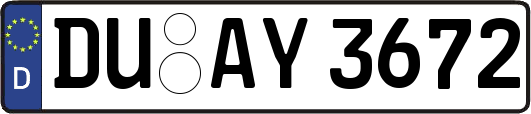 DU-AY3672