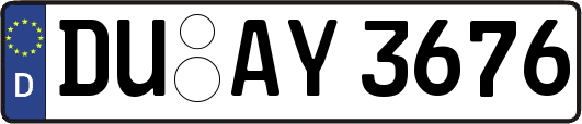 DU-AY3676