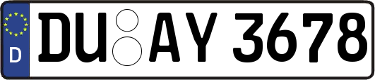 DU-AY3678
