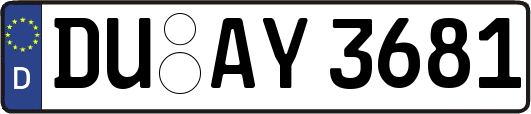 DU-AY3681