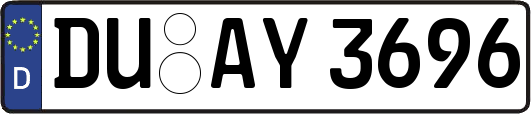 DU-AY3696