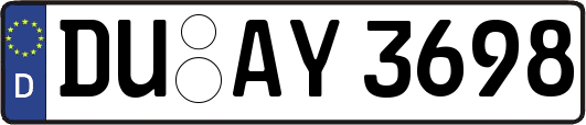 DU-AY3698