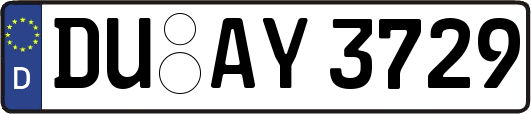 DU-AY3729