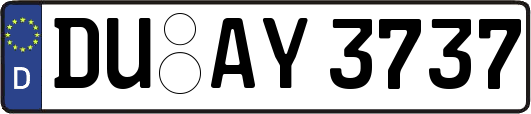 DU-AY3737