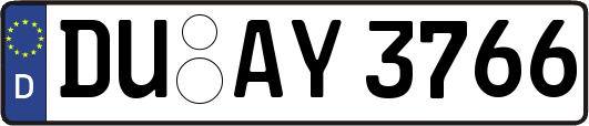 DU-AY3766