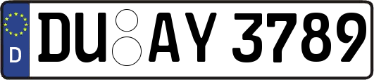 DU-AY3789