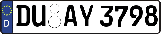 DU-AY3798