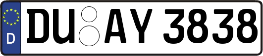 DU-AY3838