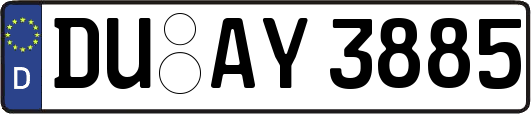 DU-AY3885