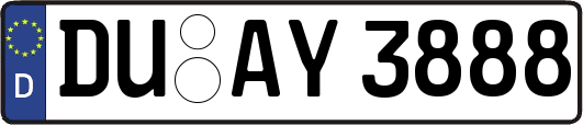 DU-AY3888