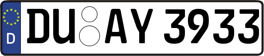 DU-AY3933