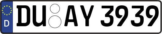 DU-AY3939