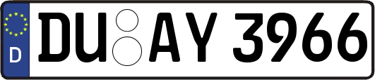DU-AY3966