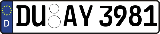 DU-AY3981
