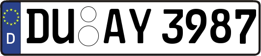DU-AY3987