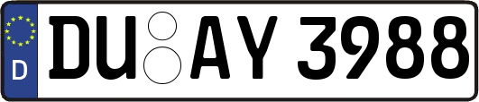DU-AY3988