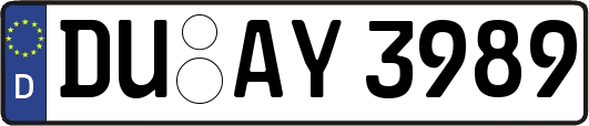 DU-AY3989
