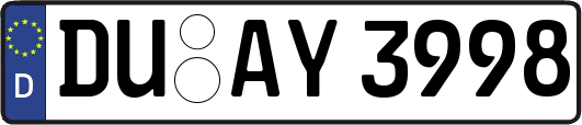 DU-AY3998