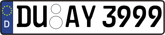 DU-AY3999